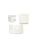 Mia 3 Piece Cotbed with Dresser Changer and Essential Pocket Spring Mattress Set